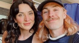 Socceroos player Jackson Irvine (pictured with wife Jemilla Pir) has taken aim at FIFA for its decision to hand its inaugural peace prize to US President Donald Trump