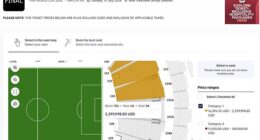 Four tickets for the World Cup final have been priced at £1.7m on FIFA's resale website