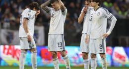 Italy failed to make the World Cup for the third time in a row after losing in the play-off