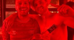 York City's stars have partied for more than 24 hours after their promotion to League Two