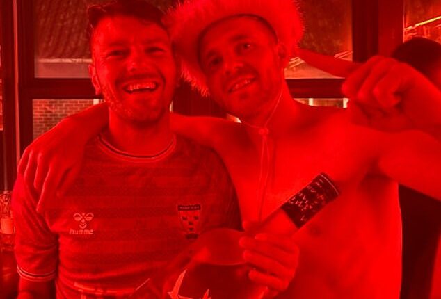 York City's stars have partied for more than 24 hours after their promotion to League Two