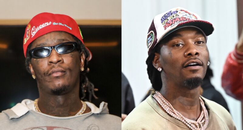 Young Thug's Reaction To News That Offset Was Recently Shot Has Internet Users GAGGED (WATCH)