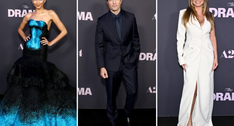 Zendaya, Robert Pattinson, Heidi Klum and more