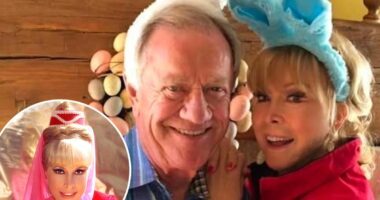 ‘I Dream of Jeannie’ star Barbara Eden turns heads at 94 in new photo with husband