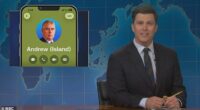 Saturday Night Live took aim at King Charles III's historic visit to America as they mocked President Trump's association with the royal's disgraced brother Andrew