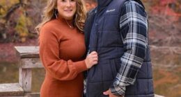 Rachel Tussey, a mother-of-three and TikToker with more than 80,000 followers, died after receiving a tummy tuck surgery. She is pictured with her husband, Jeremy Tussey