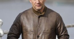 Tom Hardy (pictured in February) has been 'fired from hit Paramount+ series MobLand', insiders claim