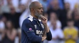 Nuno Espirito Santo is set to be sacked by West Ham following their relegation from the Premier League