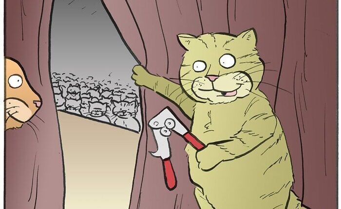 26 Funny Comics That Perfectly Capture The Strange World Of Cats