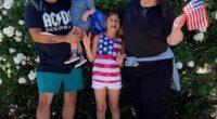 Jacqueline and Anni Centeno with their two children before Anni's transition. Jacqueline was completely shocked when her husband, then called Andrew, came out as transgender after ten years of marriage