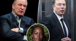 Alec Baldwin hits back at Elon Musk for criticizing Lupita Nyong'o's looks