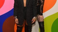 Alex Scott and her girlfriend Jess Glynne put on a loved-up display at a Brit Awards afterparty on Saturday night