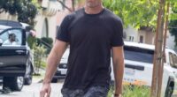 Armie Hammer looked vastly different from his Hollywood leading man heyday as he debuted a new look on an extremely rare public outing this week