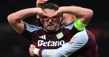 John McGinn scored twice as Aston Villa booked their place in the Europa League final