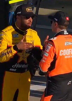 Bubba Wallace and Christopher Bell shared a mysterious confrontation