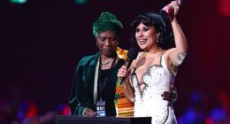 Raye broke records at Saturday night's BRIT Awards , winning six gongs during a star-studded ceremony at London's O2 arena, leaving her in floods of tears as she brought her beloved grandmother on stage