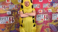 This TV favourite decide to ditch the traditional suit and hit the BRIT Awards 2024 red carpet dressed as a giraffe at London's O2 on Saturday evening