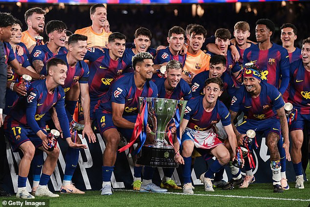 Barcelona made it back-to-back LaLiga titles as they beat arch-rivals Real Madrid 2-0