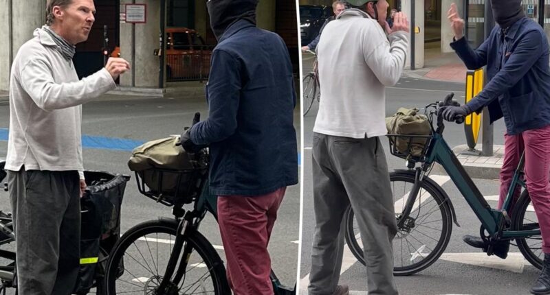 Biking Benedict Cumberbatch has heated 'road rage' fight with cyclist