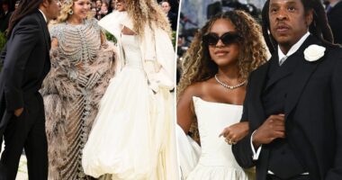 Blue Ivy ignores requests to remove sunglasses at Met Gala