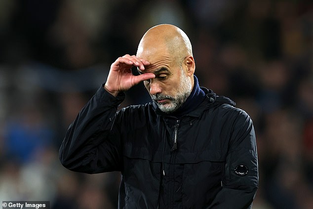 Pep Guardiola saw the Premier League title slip away as Man City drew with Bournemouth