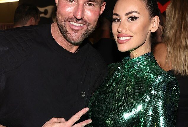Lucia Bartoli, 32, is at war with German designer Philipp Plein (pictured together in Milan in 2022) for greater access after he was granted temporary custody following their split last year