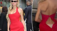 Brooks Nader had wardrobe malfunction minutes before 'Baywatch' reboot red carpet