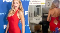 Brooks Nader narrowly avoids wardrobe malfunction minutes before 'Baywatch' reboot red carpet