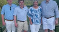 The Murdaugh family were a legal dynasty in South Carolina whose lives were torn apart following patriarch Alex's conviction for murdering his wife Maggie and son Paul. From left, Buster, Paul, Maggie and Alex