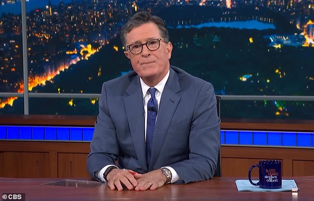 Stephen Colbert said farewell to viewers Thursday and CBS wasted no time in airing adverts for his replacement