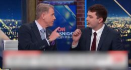 Scott Jennings snapped at Adam Mockler live on air on Thursday evening as the panel debated the war in Iran: 'Get your f***ing hand out of my face'