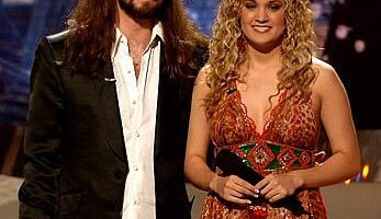 It was a reunion nearly 20 years in the making, with Carrie Underwood and Bo Bice sharing the American Idol stage once again