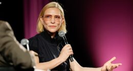 Blanchett, 57, was speaking at the Cannes film festival during an 'in conversation' event on Sunday