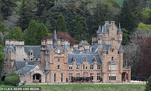 The BBC are busy setting up for The Celebrity Traitors as the iconic Ardross Castle in Scotland is transformed on Tuesday ahead of the new series