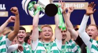 Liam Scales lifted the Scottish Premiership title for the fourth time at the weekend