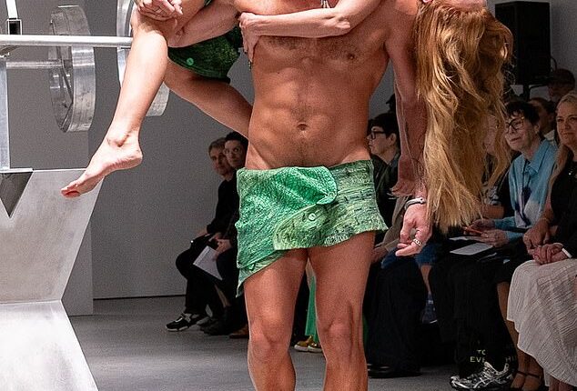 Australian Fashion Week saw chaos unfold on Thursday at the two Iordanes Spyridon Gogos shows held at the UNSW Galleries in Sydney