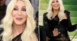 Cher wears Charlotte Tilbury Pillow Talk lip tint on Met Gala 2026 red carpet