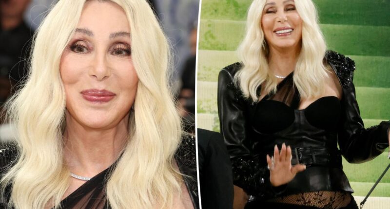 Cher wears Charlotte Tilbury Pillow Talk lip tint on Met Gala 2026 red carpet