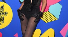Christina Aguilera, 45, looked thinner than ever with a plumper pout as she joined Carmen Electra, 54, and other stars at The Abbey 35th Anniversary Party in West Hollywood on Wednesday