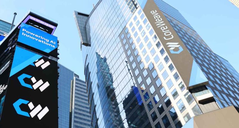 CoreWeave’s stock falls as new Google cloud venture may signal more competition ahead