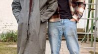 Ben Charles Edwards (pictured left), 42, and his husband Sam (pictured right), 34, ditched London for a derelict former care home just outside of Canterbury