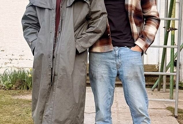 Ben Charles Edwards (pictured left), 42, and his husband Sam (pictured right), 34, ditched London for a derelict former care home just outside of Canterbury