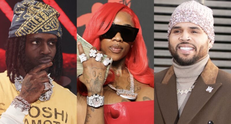 Oop! Chief Keef Reacts After Sexyy Red Posts Cozy Flicks With Chris Brown (PHOTOS)