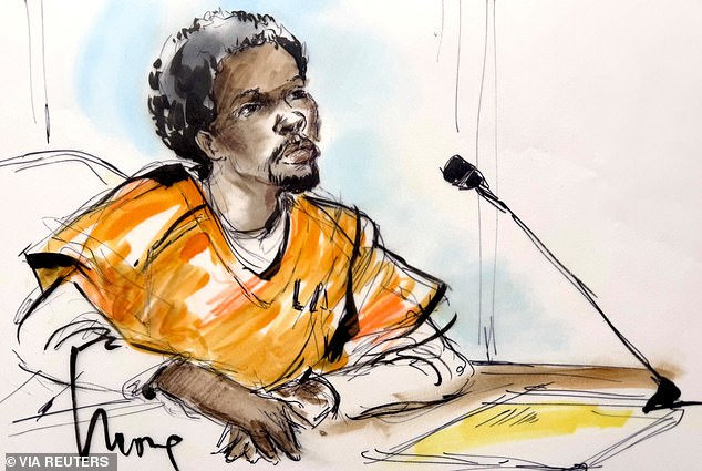 D4vd, whose real name is David Anthony Burke, sat stone-faced during a hearing on Tuesday