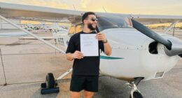 Ramzi Al-Shurman, 28, died Thursday while flying a plane over Southern California