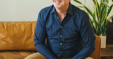 If you regularly slump on the couch after dinner, American dentist Dr Mark Burhenne (pictured) says you could be unknowingly harming far more than just your waistline