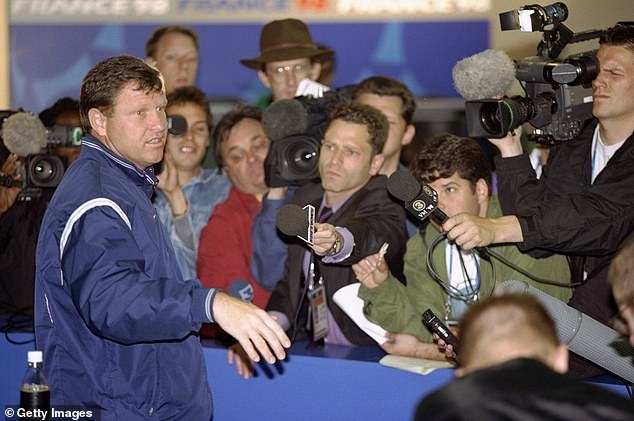 US head coach Steve Sampson (left) dropped a bombshell weeks before the '98 World Cup