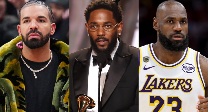 Drake Seemingly Blasts Kendrick Lamar, LeBron James, J. Cole & More On Leaked Track As Fans Rewind (PHOTOS + VIDEO)