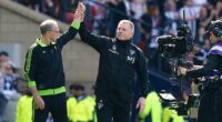 Neil Lennon acknowledges Martin O'Neill at full-time at Hampden