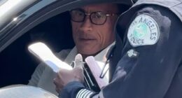Dwayne 'The Rock' Johnson, 53, was pulled over by police in Los Angeles on Thursday, right after leaving Emily Blunt and Stanley Tucci's Walk of Fame ceremony